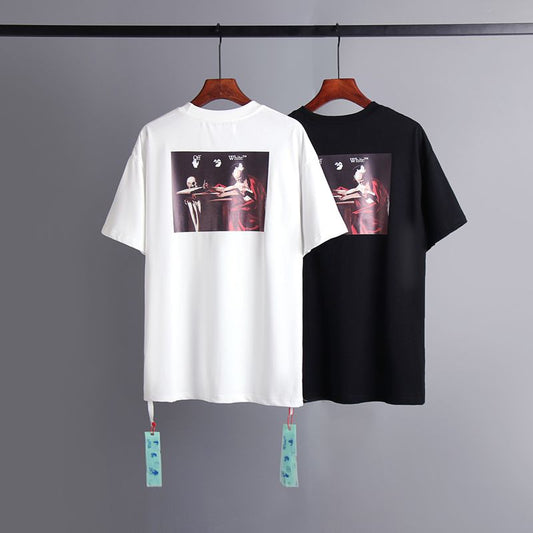 Off-white Men's and Women's Short-sleeved T-shirts