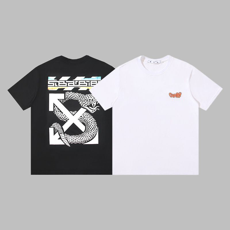 Off-white Men's and Women's Short-sleeved T-shirts