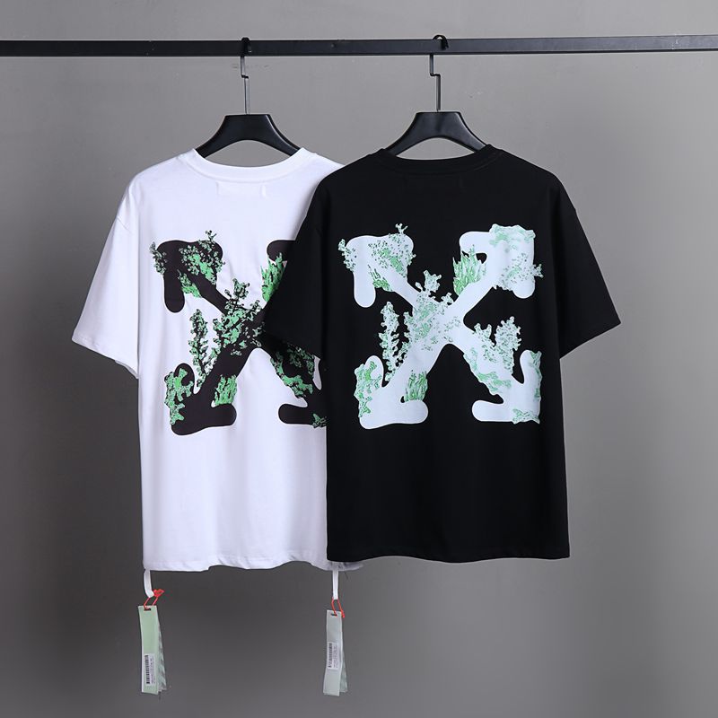 Off-white Men's and Women's Short-sleeved T-shirts