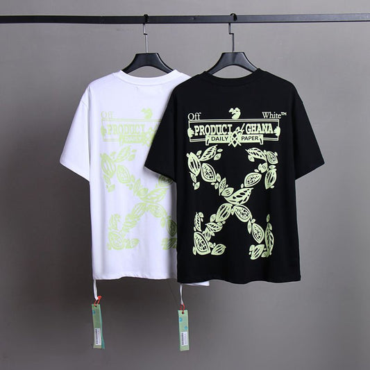 Off-white Men's and Women's Short-sleeved T-shirts