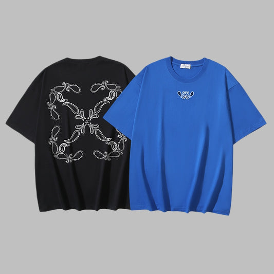 Off-white Men's and Women's Short-sleeved T-shirts