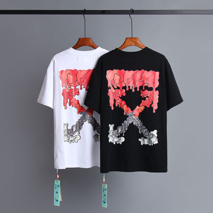 Off-white Men's and Women's Short-sleeved T-shirts