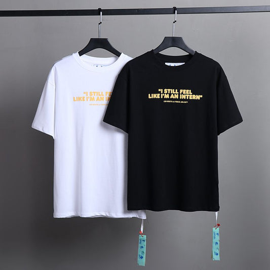 Off-white Men's and Women's Short-sleeved T-shirts