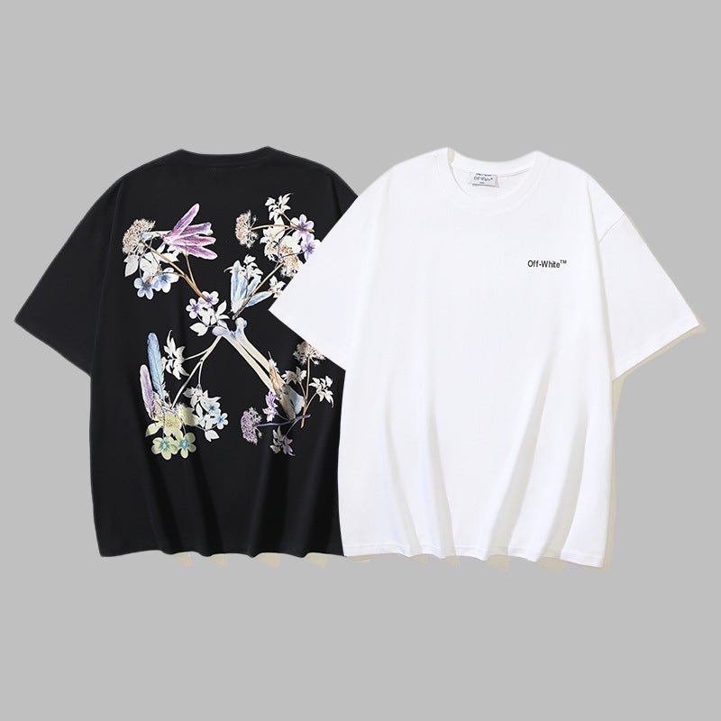 Off-white Men's and Women's Short-sleeved T-shirts