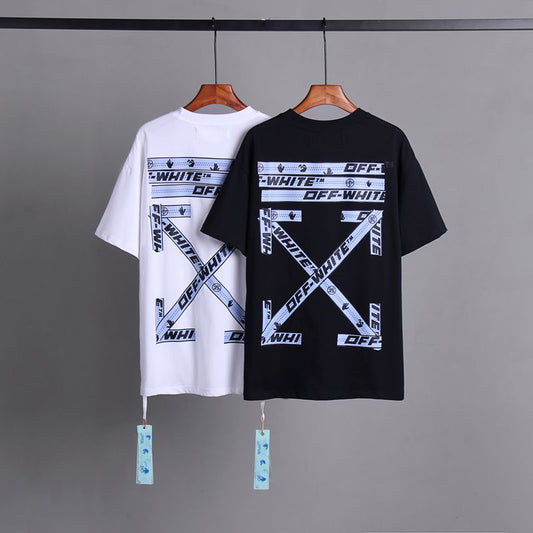 Off-white Men's and Women's Short-sleeved T-shirts