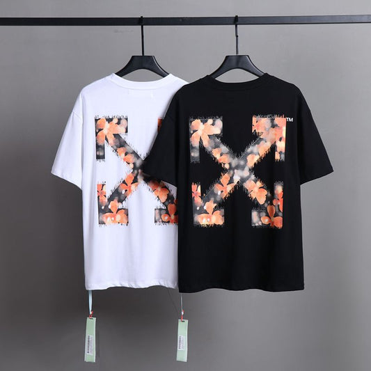 Off-white Men's and Women's Short-sleeved T-shirts
