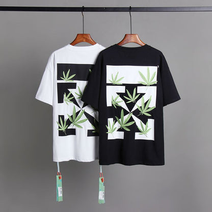 Off-white Men's and Women's Short-sleeved T-shirts