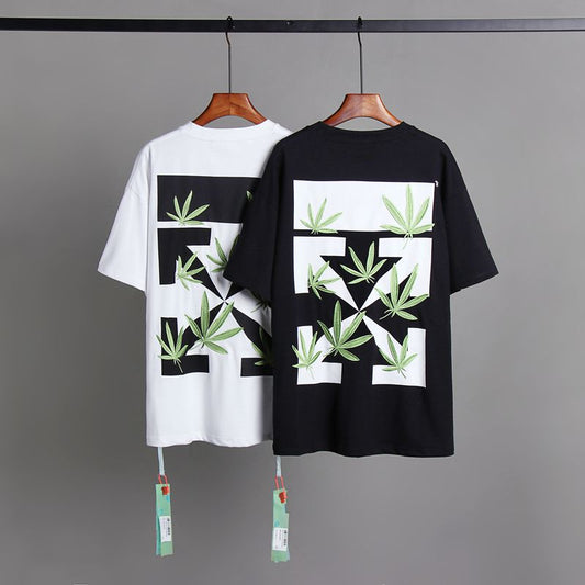 Off-white Men's and Women's Short-sleeved T-shirts