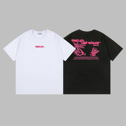Off-white Men's and Women's Short-sleeved T-shirts