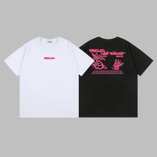Off-white Men's and Women's Short-sleeved T-shirts