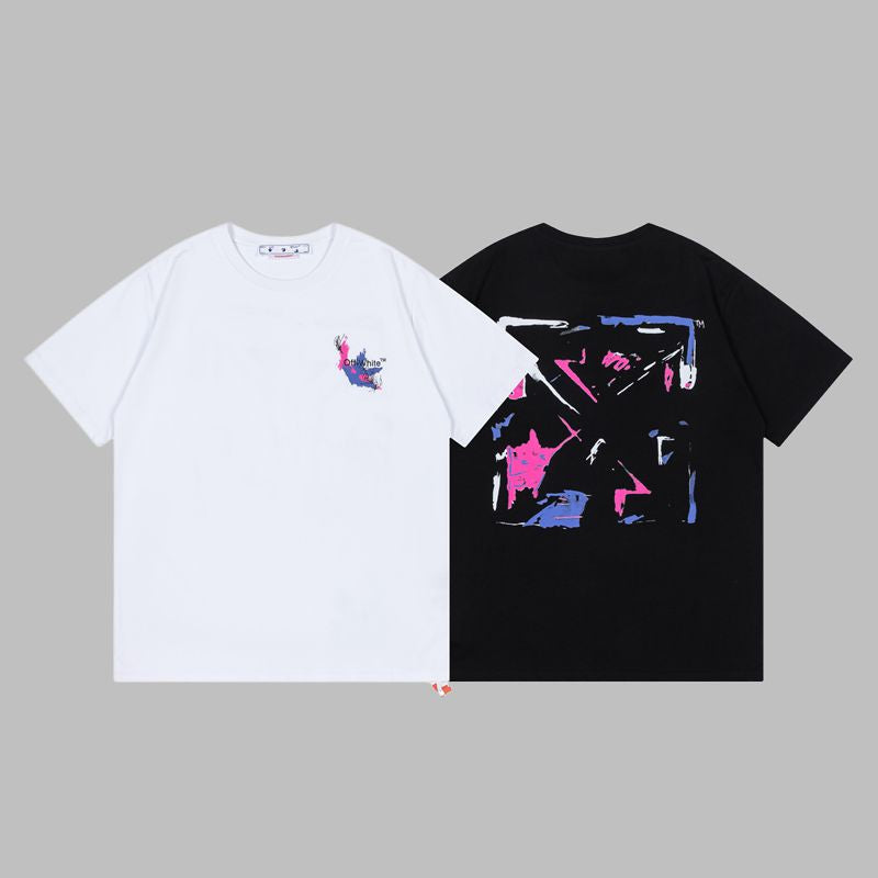 Off-white Men's and Women's Short-sleeved T-shirts