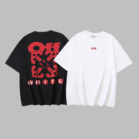 Off-white Men's and Women's Short-sleeved T-shirts
