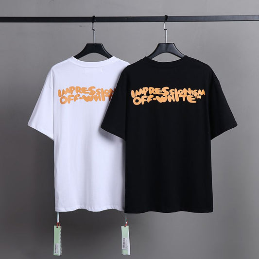 Off-white Men's and Women's Short-sleeved T-shirts