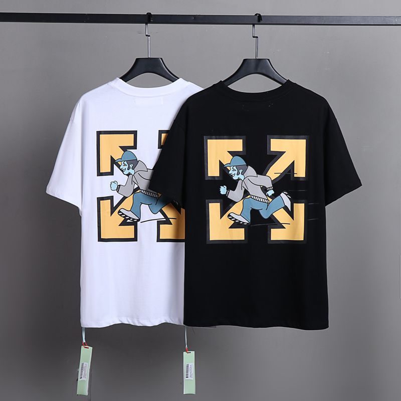 Off-white Men's and Women's Short-sleeved T-shirts