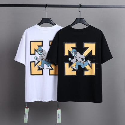 Off-white Men's and Women's Short-sleeved T-shirts