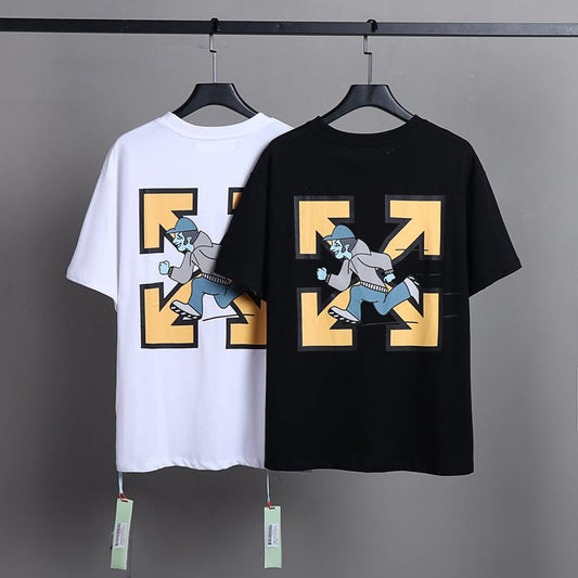 Off-white Men's and Women's Short-sleeved T-shirts