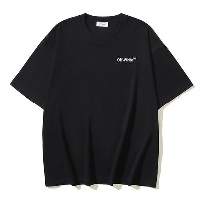 Off-white Men's and Women's Short-sleeved T-shirts