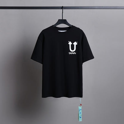 Off-white Men's and Women's Short-sleeved T-shirts
