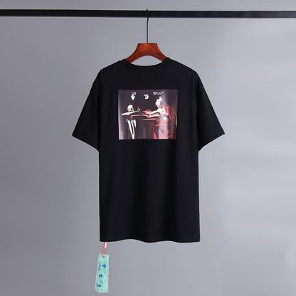 Off-white Men's and Women's Short-sleeved T-shirts