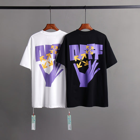 Off-white Men's and Women's Short-sleeved T-shirts
