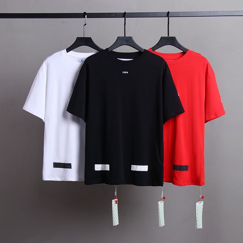 Off-white Men's and Women's Short-sleeved T-shirts