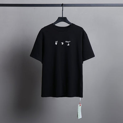 Off-white Men's and Women's Short-sleeved T-shirts