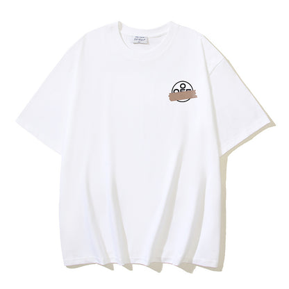 Off-white Men's and Women's Short-sleeved T-shirts