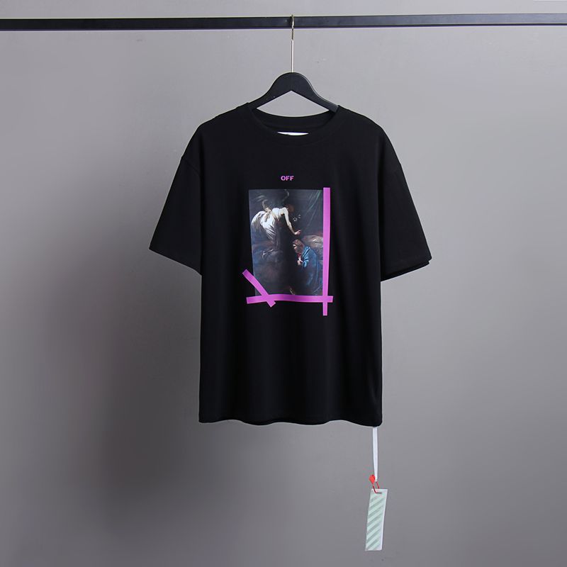 Off-white Men's and Women's Short-sleeved T-shirts