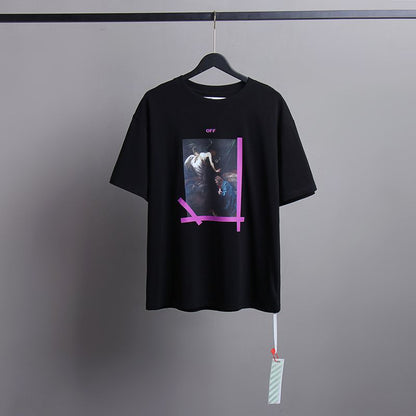 Off-white Men's and Women's Short-sleeved T-shirts
