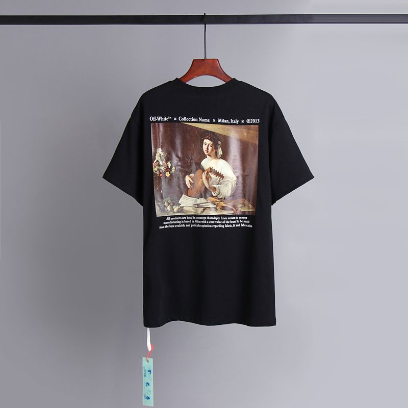 Off-white Men's and Women's Short-sleeved T-shirts