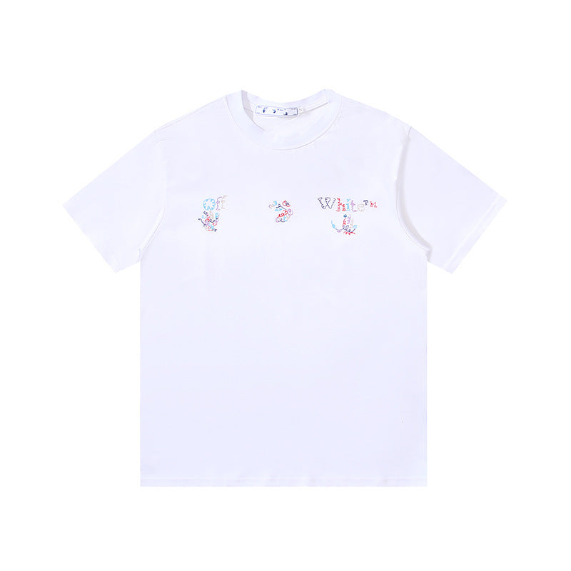 Off-white Men's and Women's Short-sleeved T-shirts