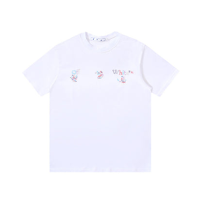 Off-white Men's and Women's Short-sleeved T-shirts