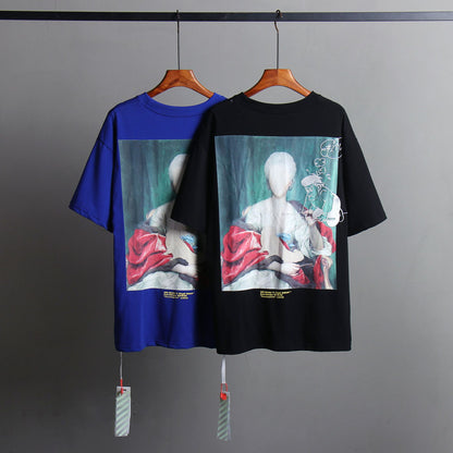 Off-white Men's and Women's Short-sleeved T-shirts