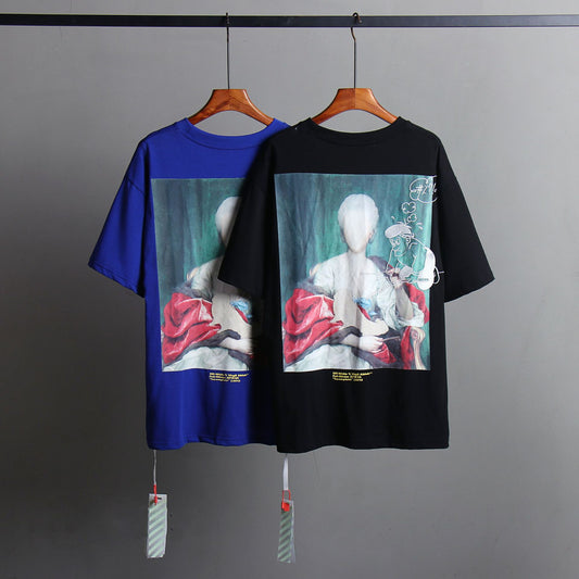 Off-white Men's and Women's Short-sleeved T-shirts