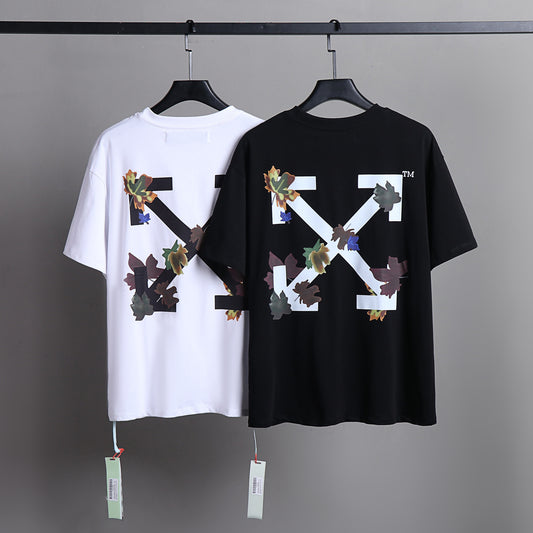 Off-white Men's and Women's Short-sleeved T-shirts