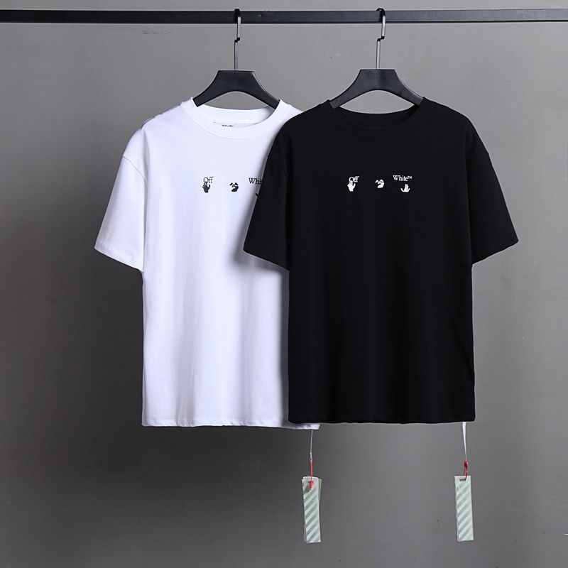 Off-white Men's and Women's Short-sleeved T-shirts