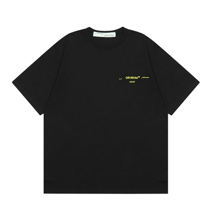 Off-white Men's and Women's Short-sleeved T-shirts