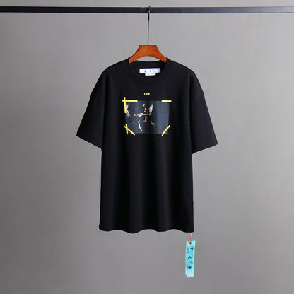 Off-white Men's and Women's Short-sleeved T-shirts