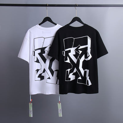 Off-white Men's and Women's Short-sleeved T-shirts