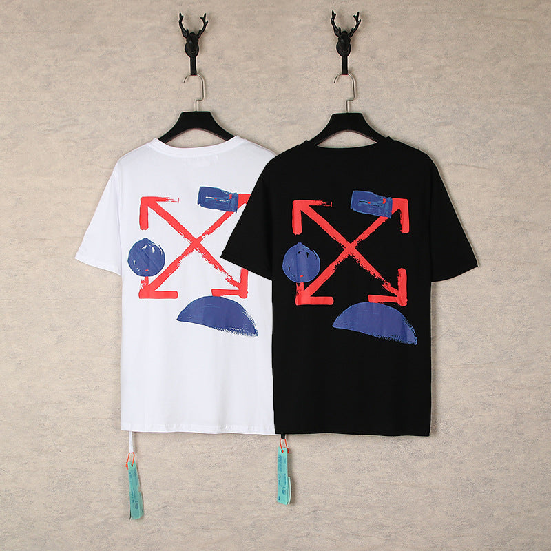 Off-white Men's and Women's Short-sleeved T-shirts