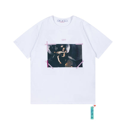 Off-white Men's and Women's Short-sleeved T-shirts