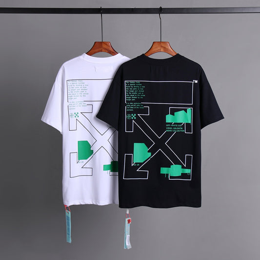 Off-white Men's and Women's Short-sleeved T-shirts
