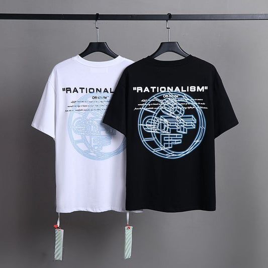 Off-white Men's and Women's Short-sleeved T-shirts