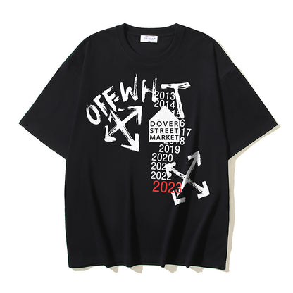 Off-white Men's and Women's Short-sleeved T-shirts