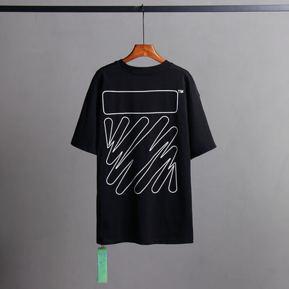 Off-white Men's and Women's Short-sleeved T-shirts
