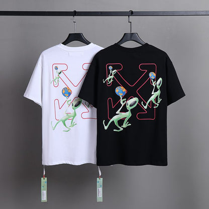 Off-white Men's and Women's Short-sleeved T-shirts