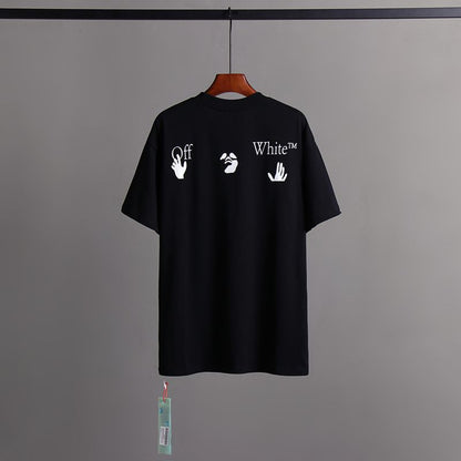 Off-white Men's and Women's Short-sleeved T-shirts
