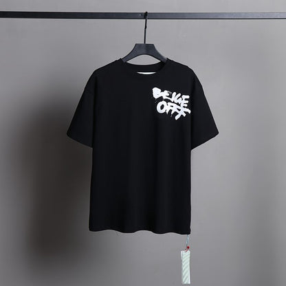 Off-white Men's and Women's Short-sleeved T-shirts
