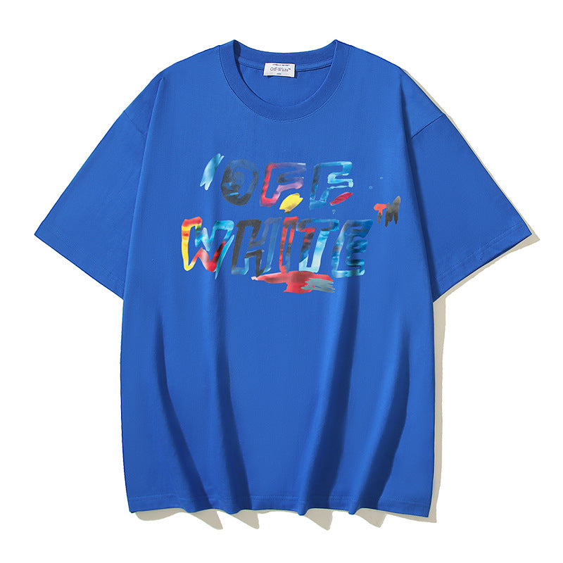 Off-white Men's and Women's Short-sleeved T-shirts