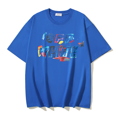 Off-white Men's and Women's Short-sleeved T-shirts